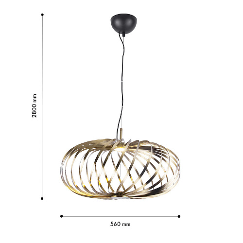 Подвесная люстра Favourite Spring 6W LED 3000К (теплый) 4680-1P