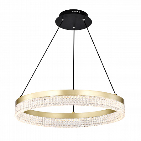 Люстра подвесная 51W 3000K 736181 черный/латунь Rotonda Lightstar