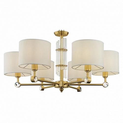 Подвесная люстра Maytoni Alloro MOD088PL-06BS, диаметр 68 см, латунь
