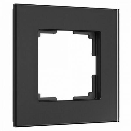 Рамка на 1 пост Senso (черный, стекло soft-touch) W0013108