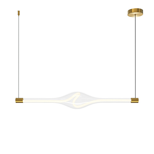 Подвесной светодиодный светильник 23W 3000K MOD290PL-L23BS3K латунь Loop Modern Maytoni