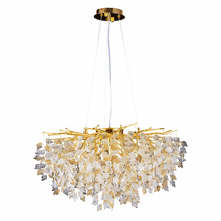 Подвесной светильник 12*G9 3136/01 SP-12 золото/янтарный Salice Divinare