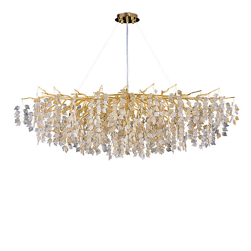 Подвесной светильник 15*G9 3136/01 SP-15 золото/янтарный Salice Divinare