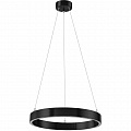 Подвесной светильник светодиодный с пультом ДУ 24W 3000-6000K 748017 черный Saturno Lightstar