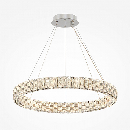 Подвесной светодиодный светильник 40W 3000K MOD335PL-L40CH3K прозрачный/хром Castello Modern Maytoni
