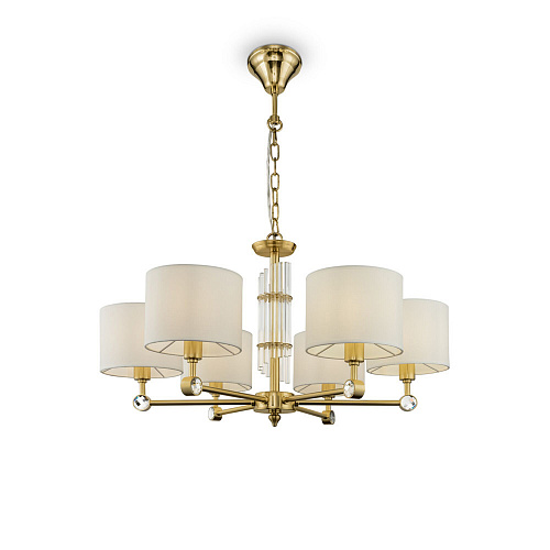 Подвесная люстра Maytoni Alloro MOD088PL-06BS, диаметр 68 см, латунь