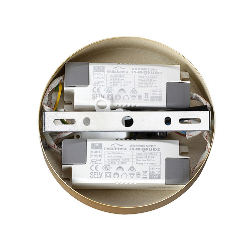 Подвесной светильник LED 60W 4000К 6564/60L золото Parker Lumion