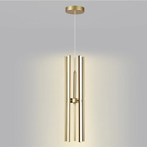 Подвесной светильник LED 60W 4000К 6564/60L золото Parker Lumion