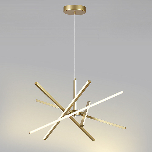 Подвесной светильник LED 60W 4000К 6564/60L золото Parker Lumion