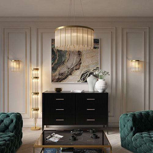 Люстра подвесная 4788/10 золото York Odeon Light