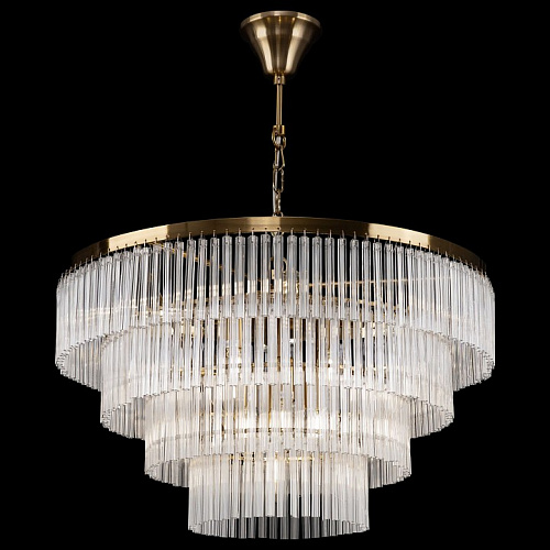 Люстра подвесная Maytoni Colonne MOD093PL-13BS, диаметр 59 см, латунь
