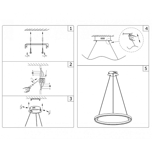 Светильник подвесной KINK Light Тор 56W LED 08228,01A(4000K)
