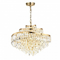 Подвесная хрустальная люстра 12*Е14 5073/12 золото Wayta Odeon Light