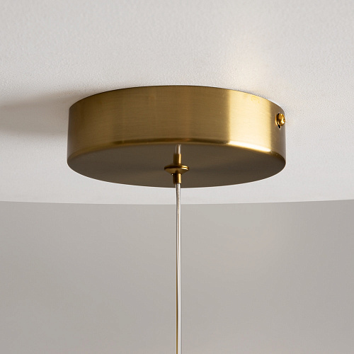 Подвесной светодиодный светильник 23W 3000K MOD290PL-L23BS3K латунь Loop Modern Maytoni