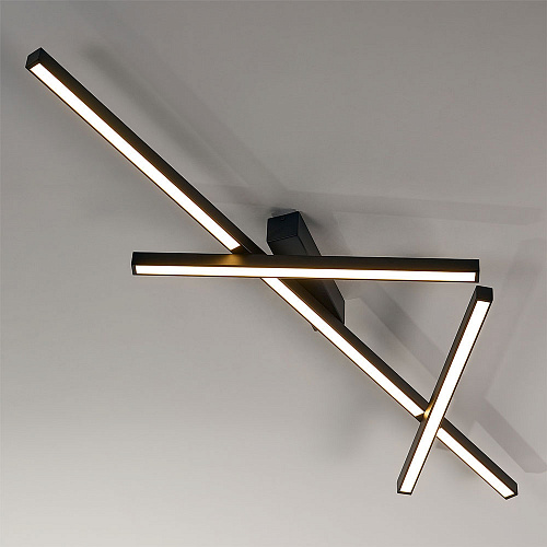 Потолочный светодиодный светильник 4367/50CL черный Tao Odeon Light
