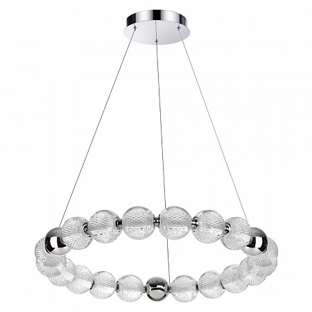Подвесной светодиодный светильник 60W 4000K 5007/60L хром Crystal Odeon Light