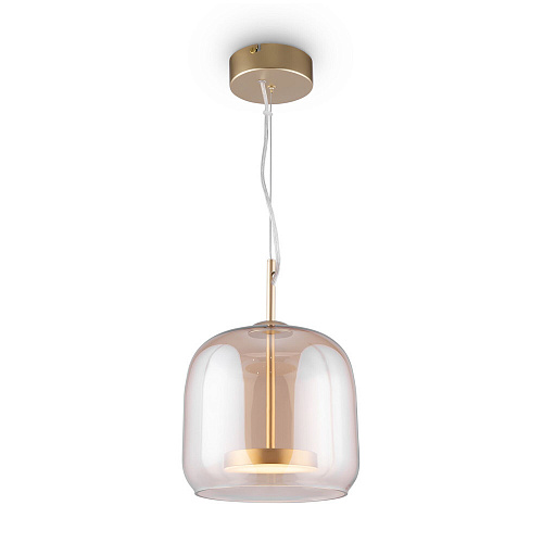 Светильник подвесной Maytoni LED Madmen MOD128PL-L6AM, 6W LED, 3000K, диаметр 23 см, бронза