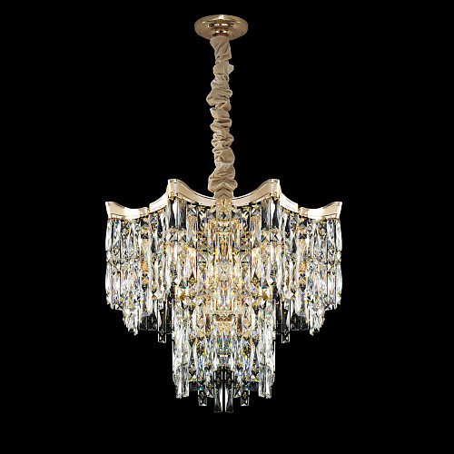 Подвесная люстра 13*E14 CL308262 золото Моника Citilux