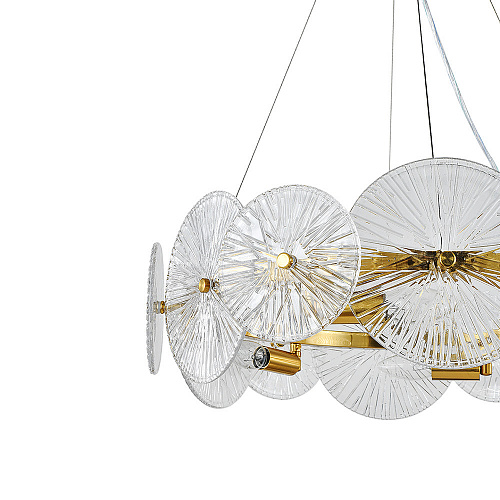 Люстра Indigo Miele 12021/6P Brass V000604