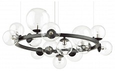 Люстра Odeon Light Tovi 4818/14, диаметр 77 см, черный, двойное крепление