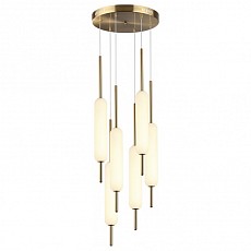 Светильник подвесной Odeon Light Reeds 4794/72L, 72W LED, 4000K, диаметр 40 см, бронза