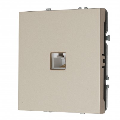Компьютерная розетка RJ-45 кат. 5e (латунь) Mikami MI5-1705