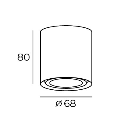 Накладной светильник 5W 4000K Denkirs DK4013-WH