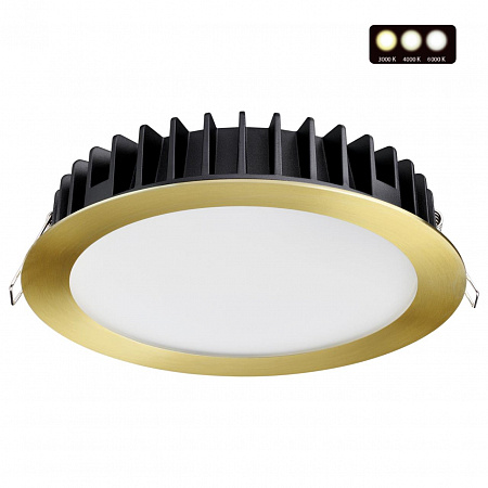Светильник точечный LED 3000К\4000К\6000К 20W Novotech Lante 358956