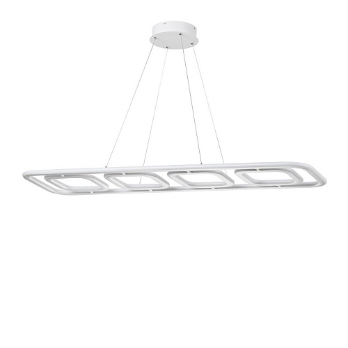 Светильник диммируемый, пульт ДУ 120*31*200 см, LED 175 W, 4000К Белый Novotech Over 359184 IP20