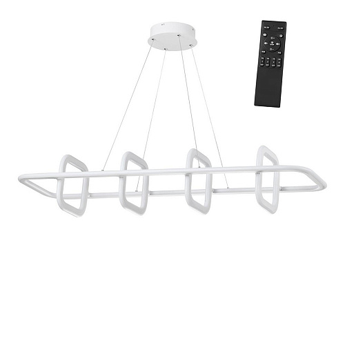 Светильник диммируемый, пульт ДУ 120*31*200 см, LED 175 W, 4000К Белый Novotech Over 359184 IP20
