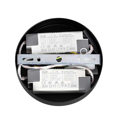 Подвесной светильник LED 60W 4000К 6563/60L чёрный Parker Lumion