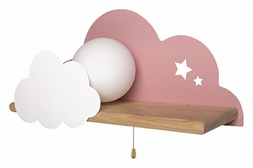Настенный светильник с полкой Loft It Axel 10134 Pink