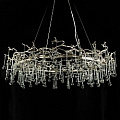 Люстра *100 см, 10*G9*W, Loft It 10068/1000 SG Bijout, Золото с серебром