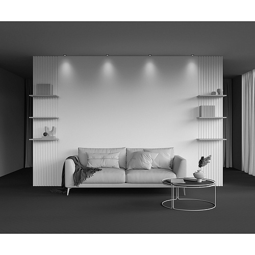 Встраиваемый светильник 7W 3000K 60° Maytoni Round DL058-7W3K-B