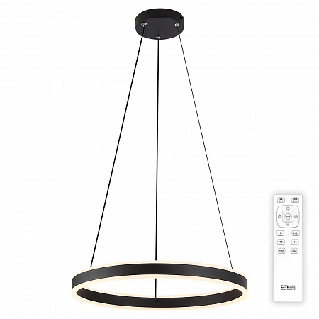 Светильник 50 см, 53W, 3000K-5500K Citilux Дуэт CL719501 черный