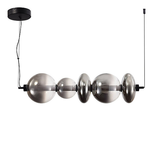 Светильник подвесной LED 40W 3000K SL6119.413.40 чёрный/дымчатый Perlina ST-Luce