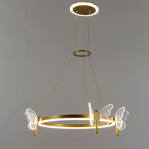 Люстра 50 см, 72W, 3000K-6000K Arte Lamp A2187LM-1GO золото