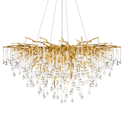 Подвесная люстра 20*G9 10377/1000 золото Drops LOFT IT