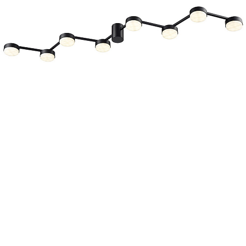 Люстра потолочная 8*GX53 8187/8C черный Comfi Dabra Lumion
