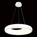 Подвесной светильник 50*35-160 см, 1*LED, 60W, 3000K, Lussole Crook LSP-7363, белый