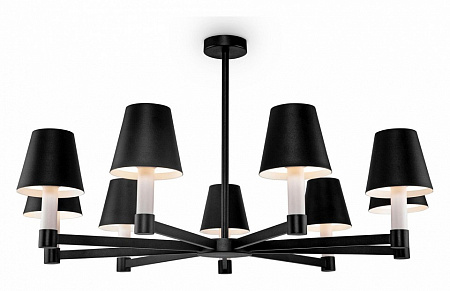 Люстра потолочная Maytoni Tet-a-tet MOD104PL-09B, диаметр 91 см, черный