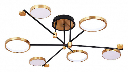 Люстра светодиодная потолочная 60W 3000-6400K A1364PL-6PB медь Holly Arte lamp