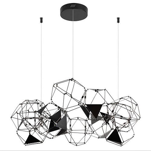Светильник 85 см, 56W, 4000K, Odeon Light Trellis 5087/56L, черный хром