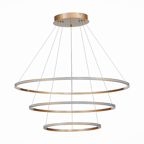 Светильник подвесной 80 см, 114W 4000K ST LUCE ST604 OUT ST604.243.114 Золотистый