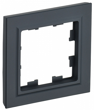 Рамка 1 пост графит РУ-1-БрГ BRITE BR-M12-K53 IEK