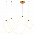 Светильник 150 см, 55W, 3000K, Arte Lamp Klimt A2850SP-80PB, латунь