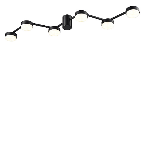 Люстра потолочная 6*GX53 8187/6C черный Comfi Dabra Lumion