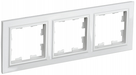 Рамка 3 поста белый BRITE BR-M32-K01 IEK 