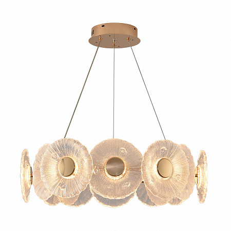 Люстра 60 см, 1*LED*62W 3000-6000K Arte Lamp Cherish A2097LM-90GO золото