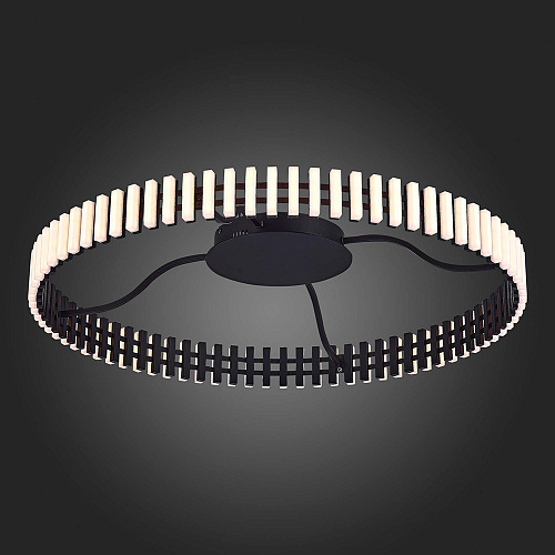 Люстра потолочная LED 50W 3000K SL6203.402.50 чёрный/белый Estense ST-Luce